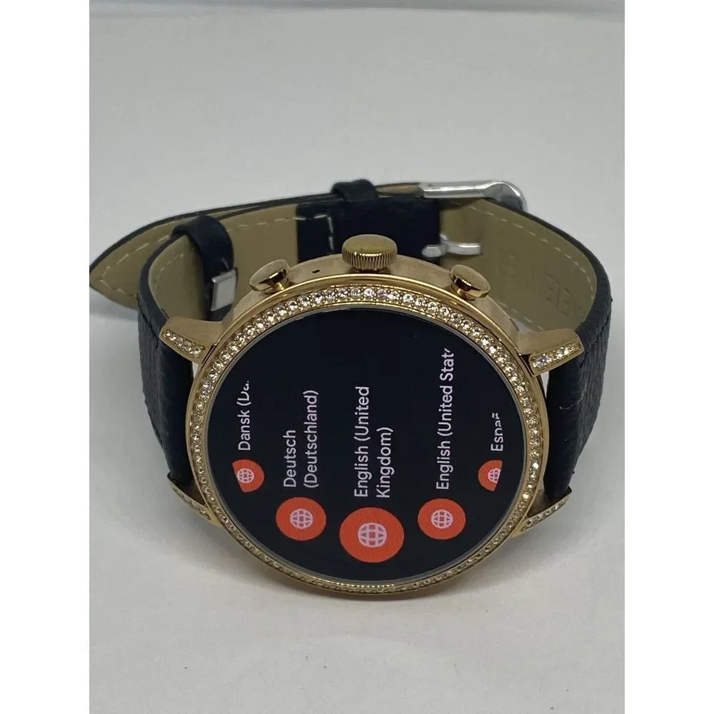 Fossil Gen 4 Authentic Digital Dial Smart Watch Custom Band FTW6015 AB439